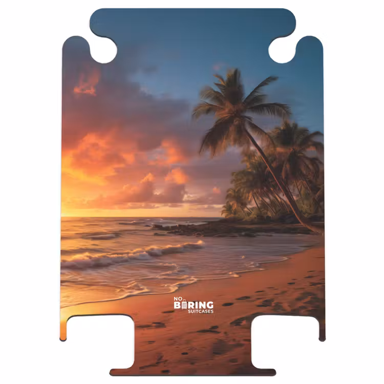 CaseSwap™ - Beach with palm tree at sunset — 1
