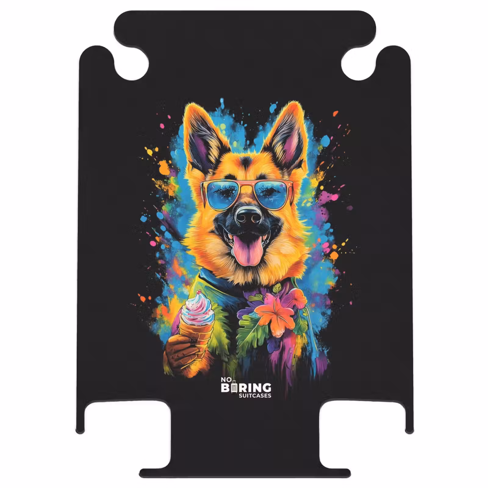 CaseSwap™ - Summer dog with colorful graffiti — 1