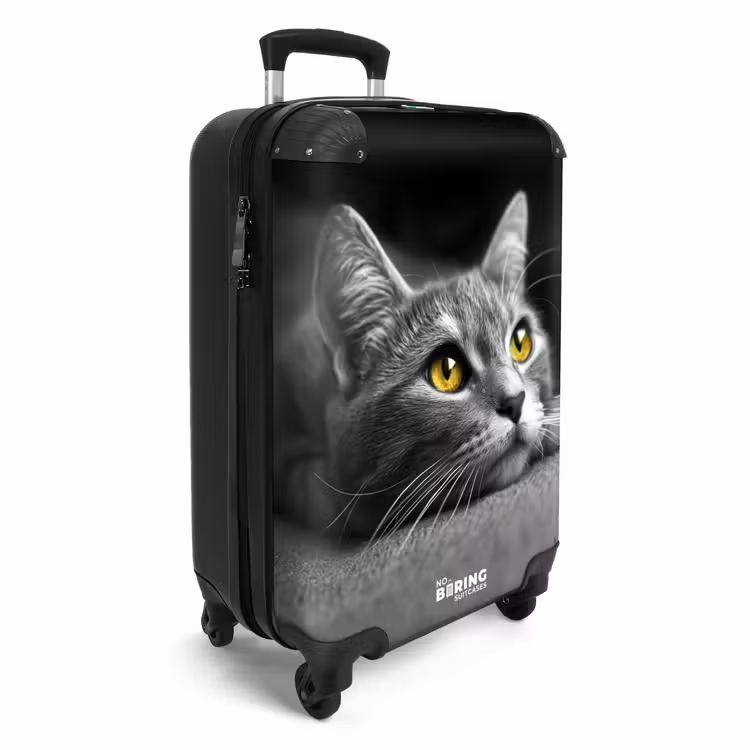 CaseSwap - Black and white cat with yellow eyes — 2