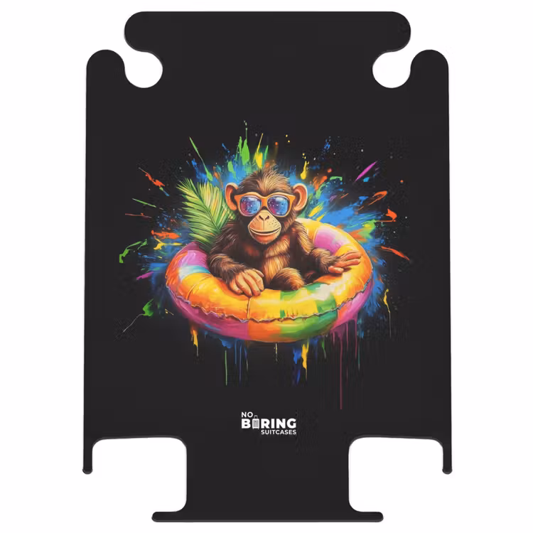 CaseSwap™ - Summer monkey with colorful swimming band — 1