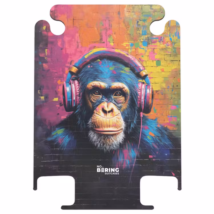 CaseSwap™ - Colorful monkey with headphones in graffiti style — 1