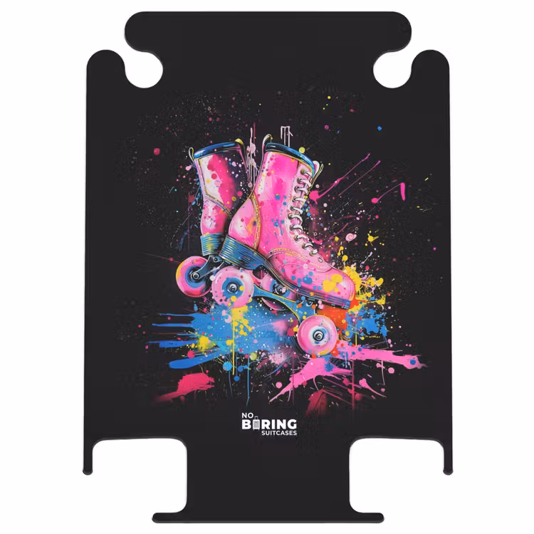 CaseSwap™ - Pink roller skates with paint — 1