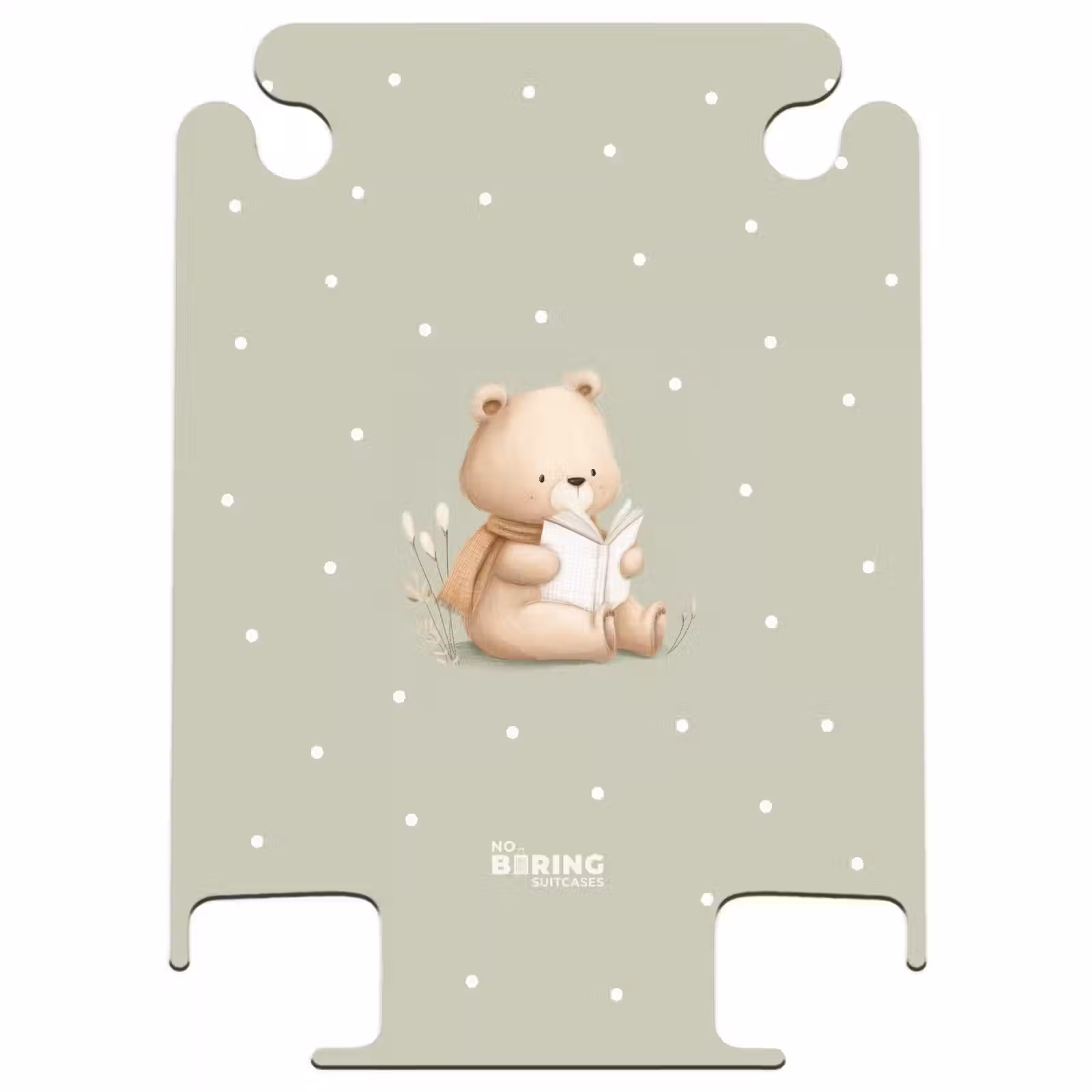 CaseSwap™ - A brown bear reading a book - Green — 1