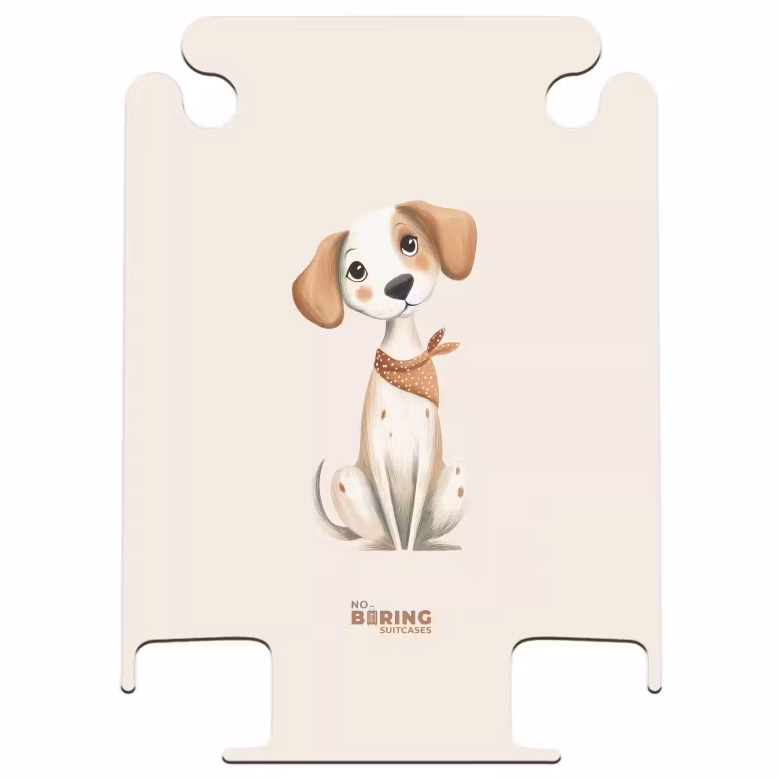 CaseSwap - Brown spotted puppy on a beige background — 1