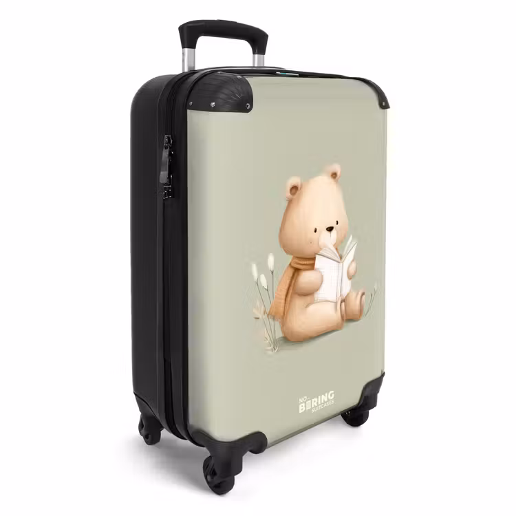 CaseSwap - A brown bear with a book - Green — 2
