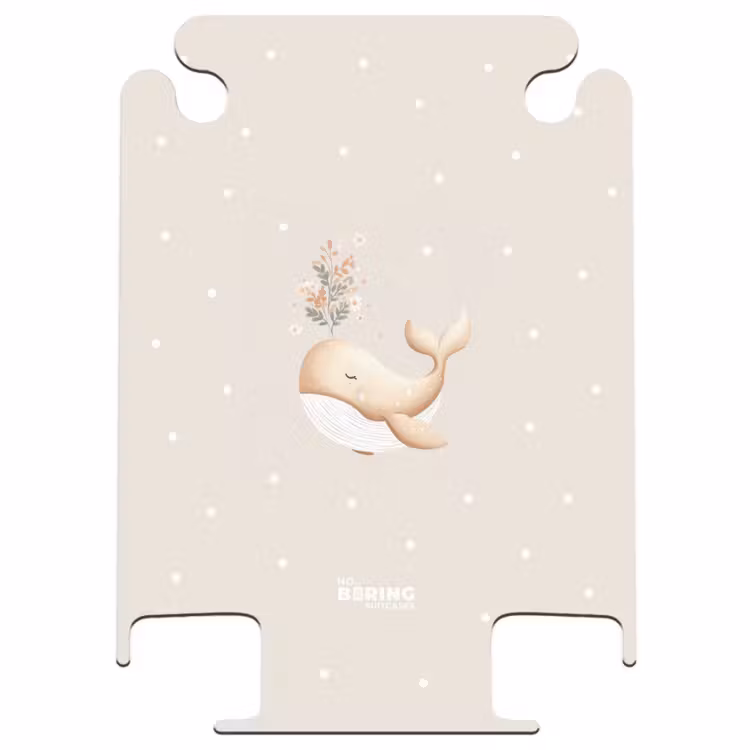 CaseSwap™ - Beige whale in sea of flowers — 1