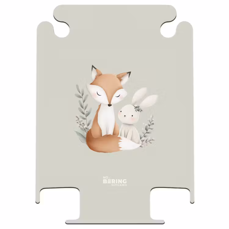 CaseSwap™ - Fox and rabbit surrounded by green leaves — 1
