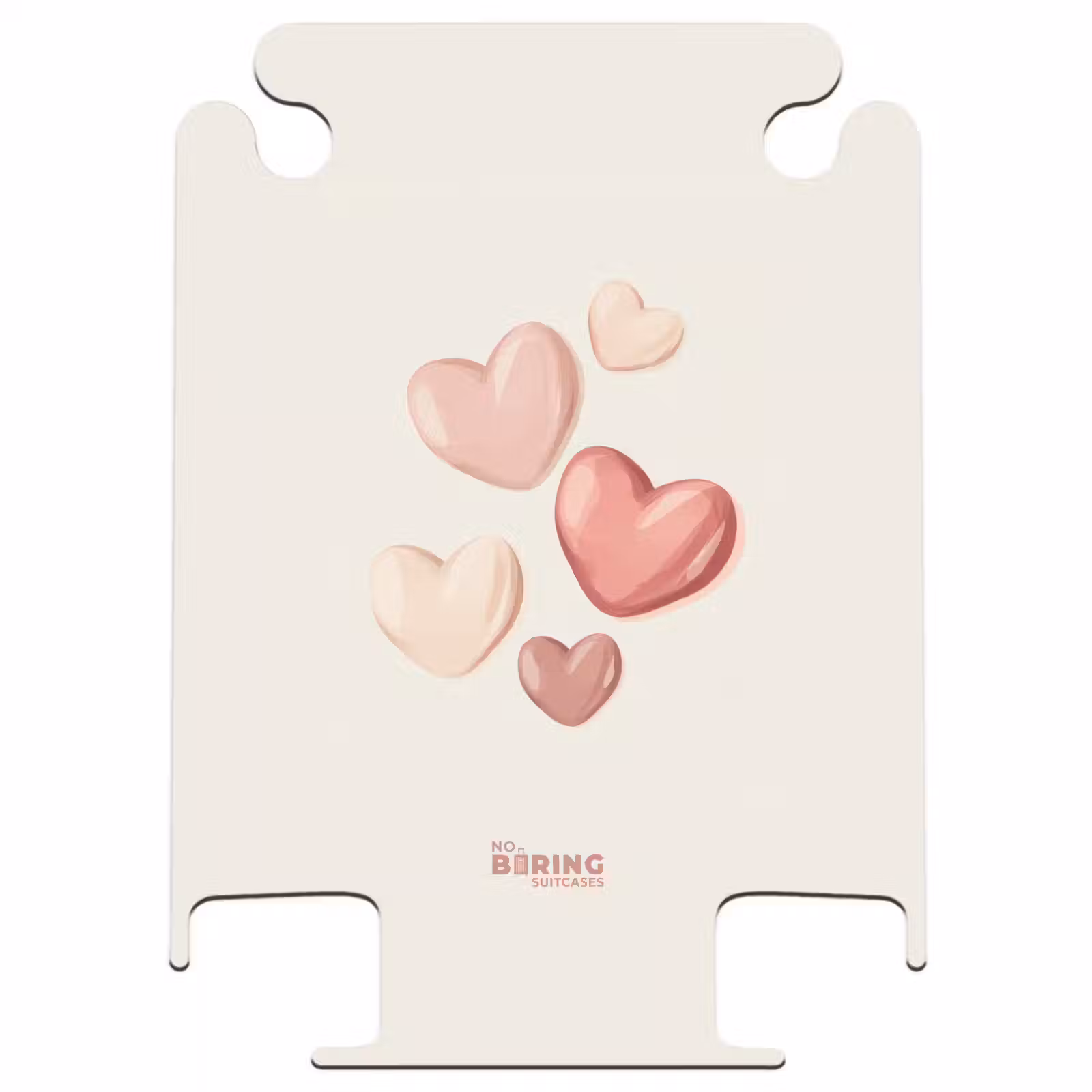 CaseSwap™ - Floating hearts in soft shades of red and pink — 1