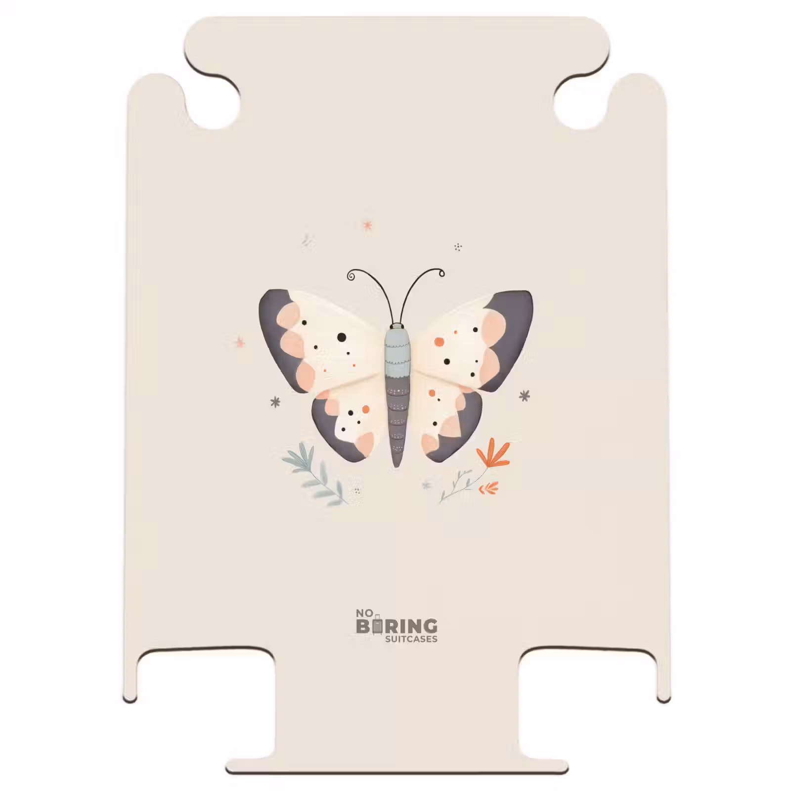 CaseSwap™ - Butterfly in neutral pastel colors — 1