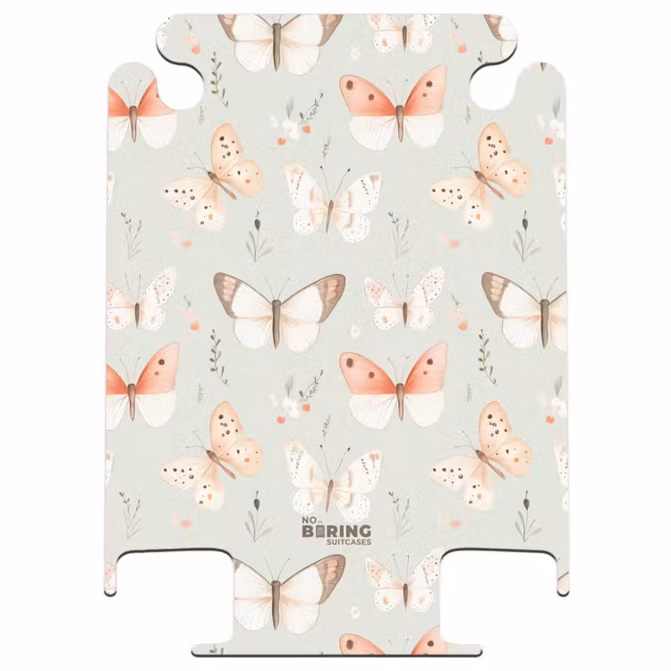 CaseSwap - Butterfly pattern in soft orange and red tones — 1