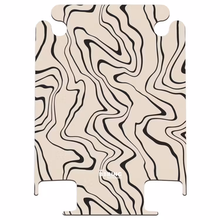 CaseSwap™ - Beige background with abstract black lines — 1