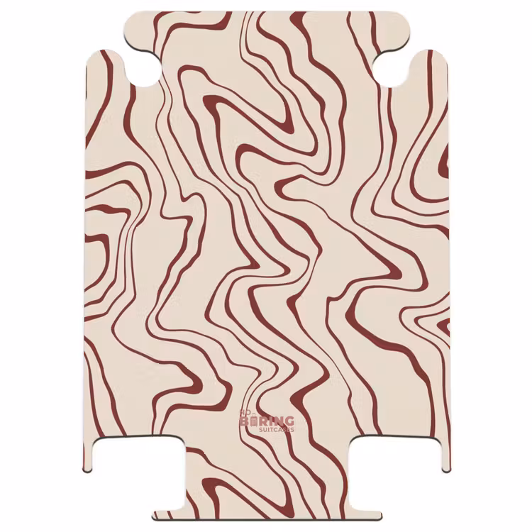 CaseSwap™ - Beige background with abstract red lines — 1