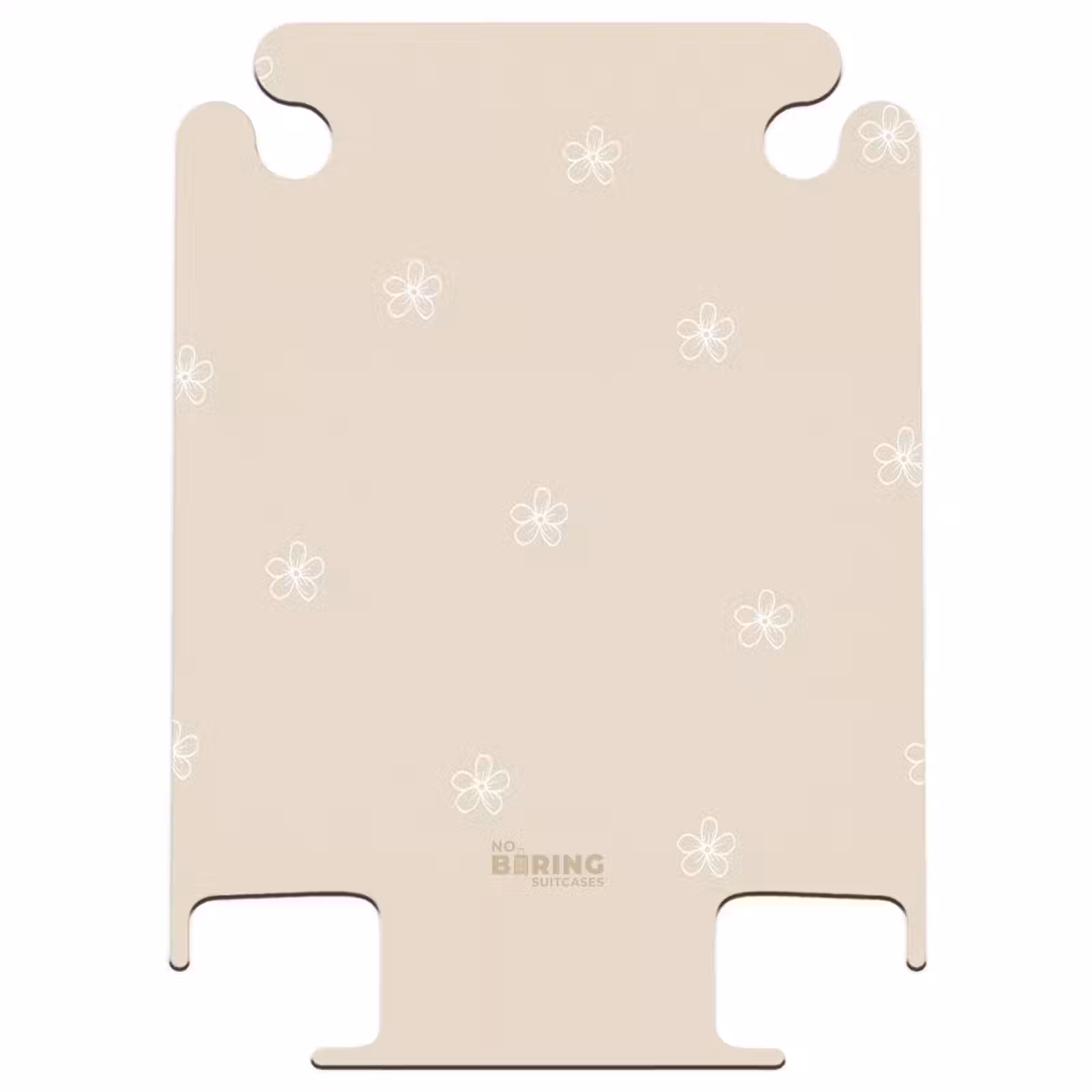 CaseSwap™ - Beige background with white flowers — 1