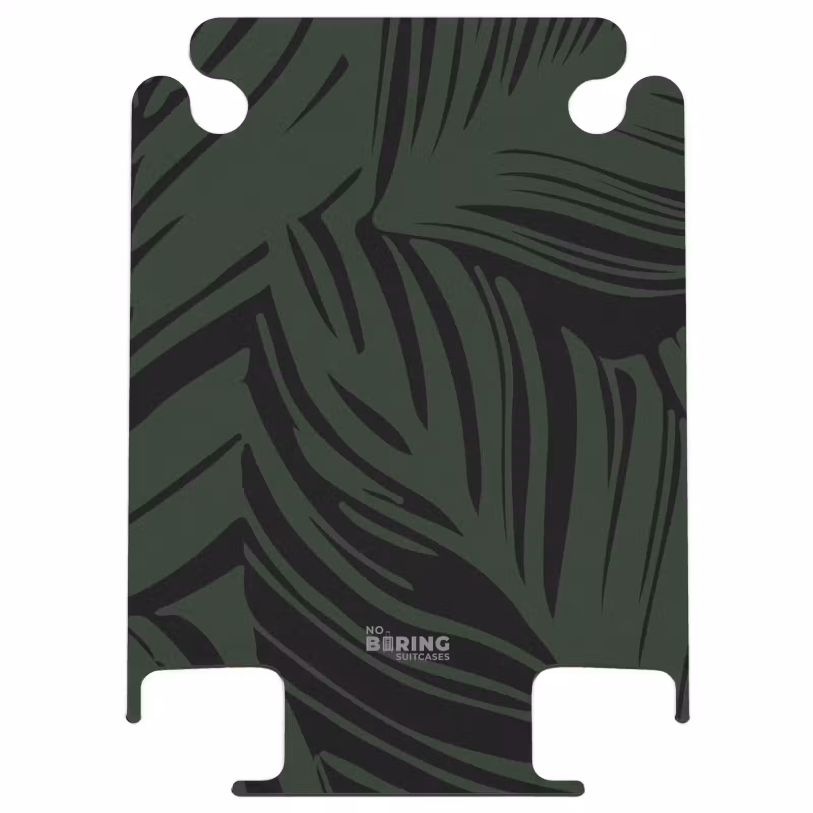 CaseSwap™ - Large leaves in black with dark green — 1