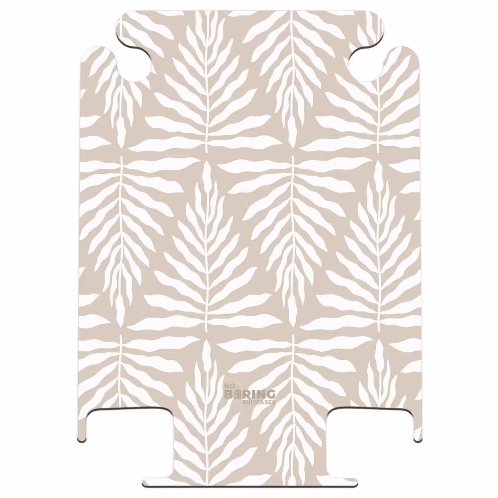 CaseSwap™ - Pattern of leaves in beige with white — 1