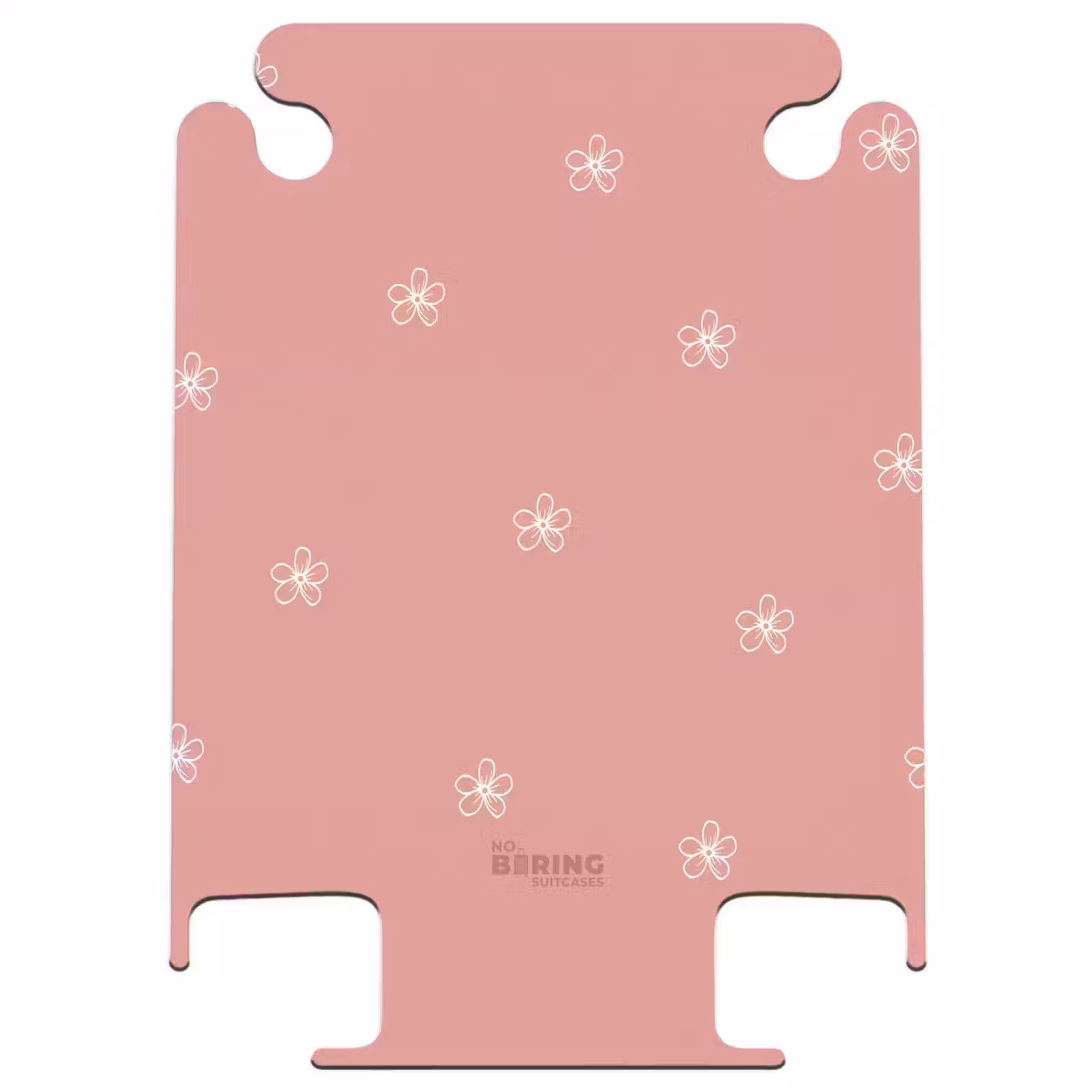 CaseSwap™ - Pink background with white flowers — 1