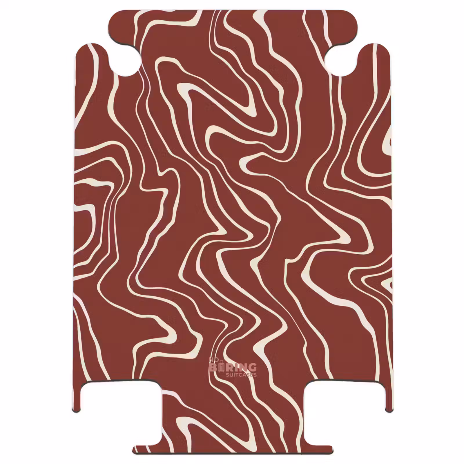 CaseSwap™ - Red background with abstract beige lines — 1