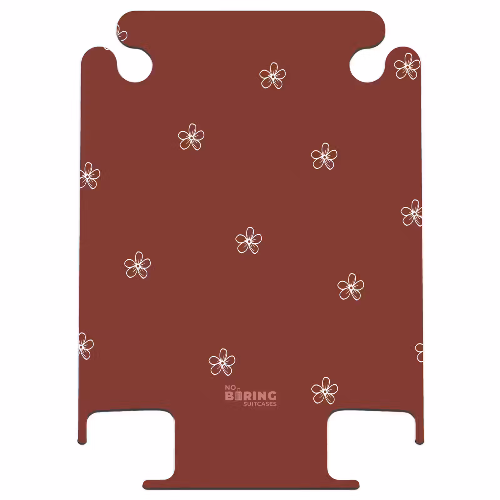 CaseSwap - Red background with white flowers — 1