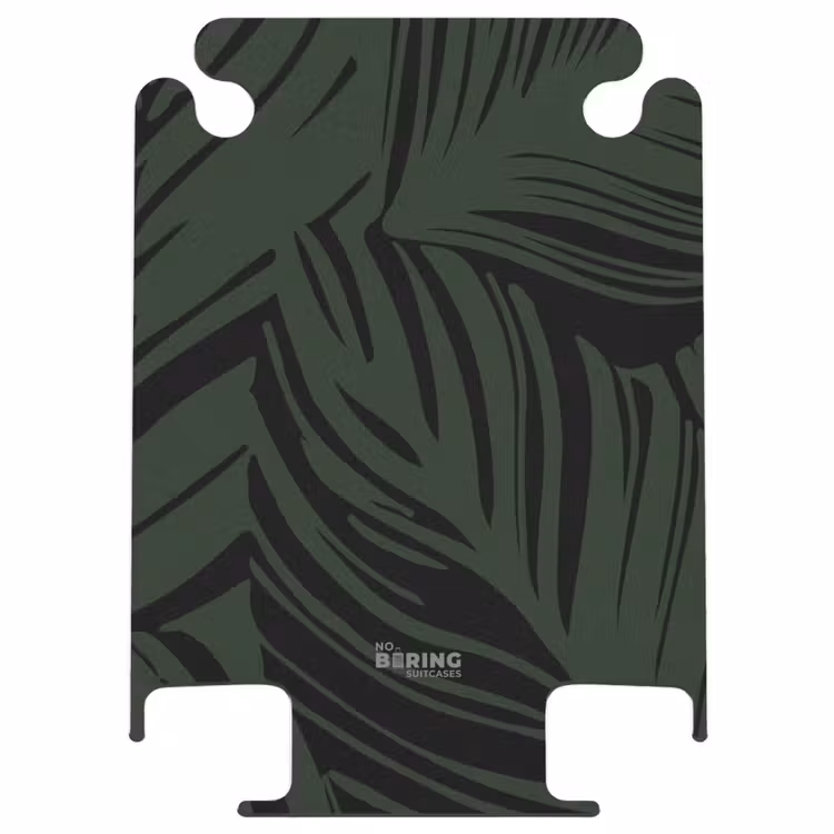 CaseSwap™ - Large leaves in black with dark green — 1