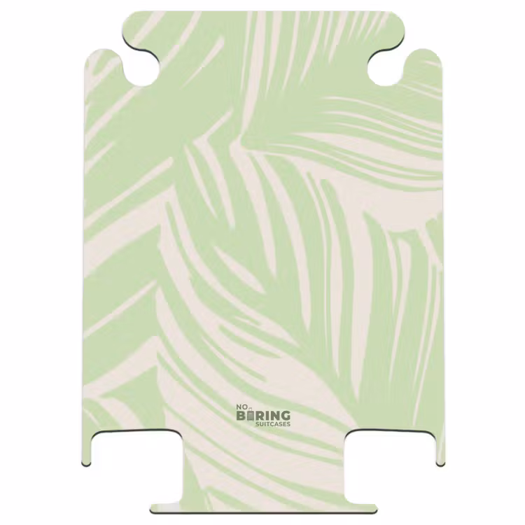 CaseSwap™ - Large leaves in light green with beige — 1