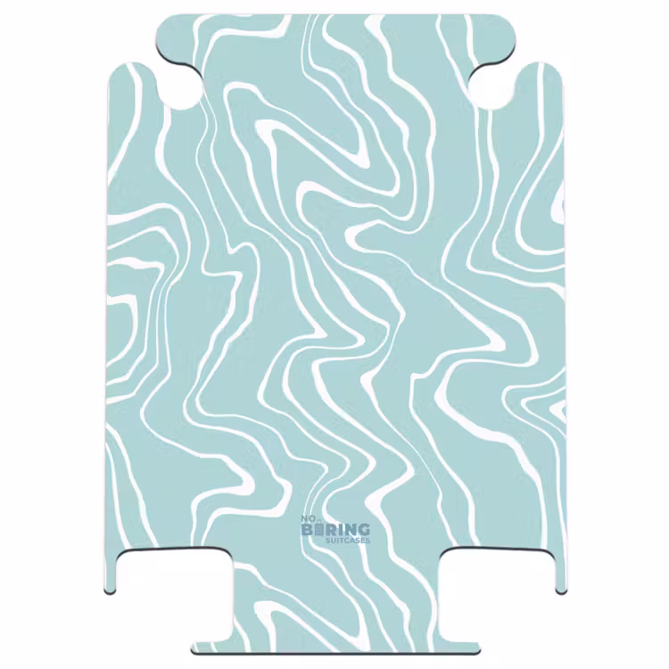 CaseSwap™ - Light blue background with abstract white lines — 1