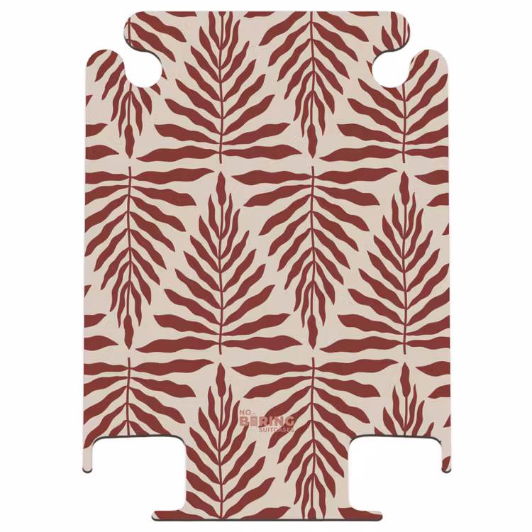CaseSwap™ - Pattern of leaves in beige with red — 1