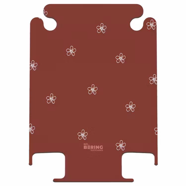 CaseSwap - Red background with white flowers — 1