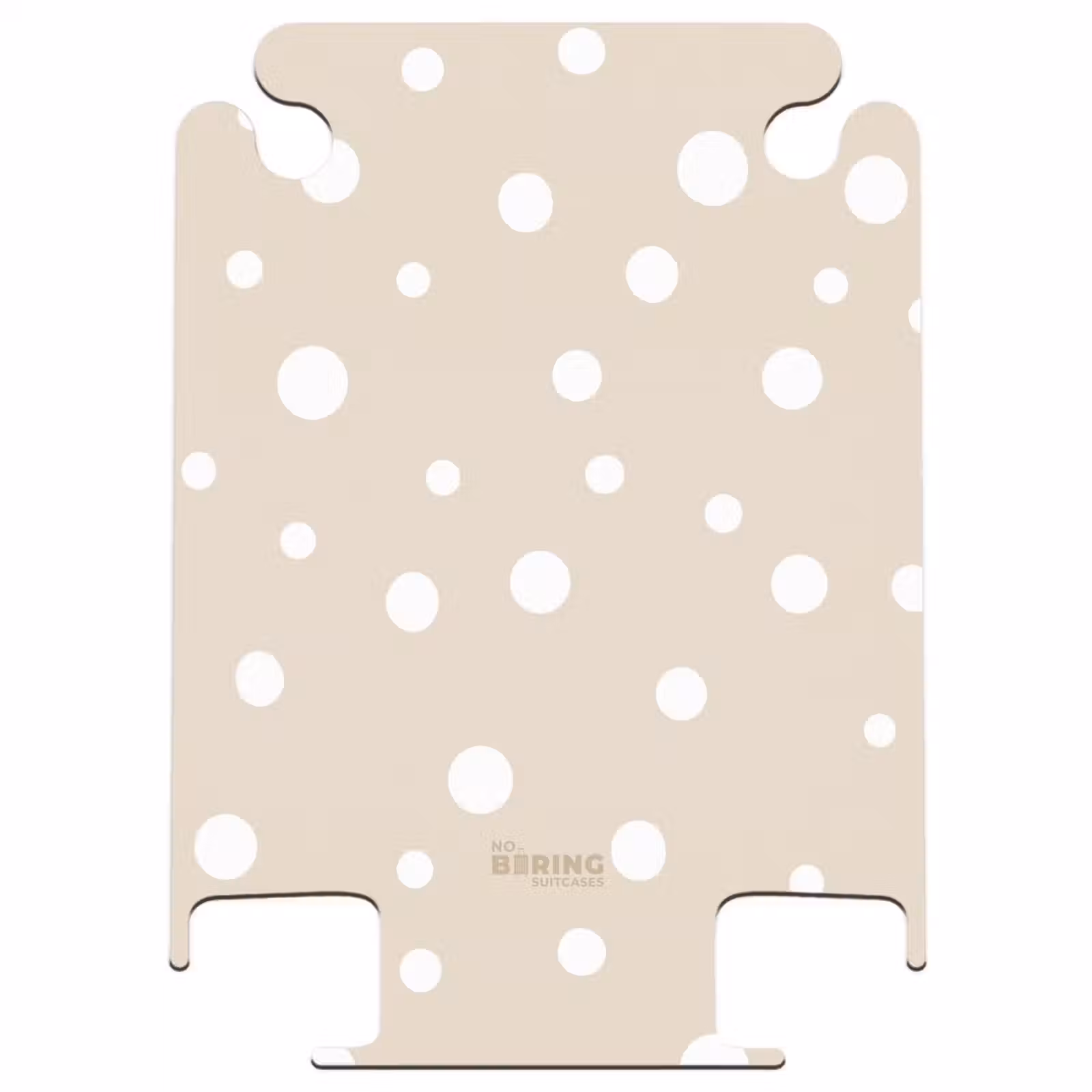 CaseSwap™ - Beige background with white polka dots — 1