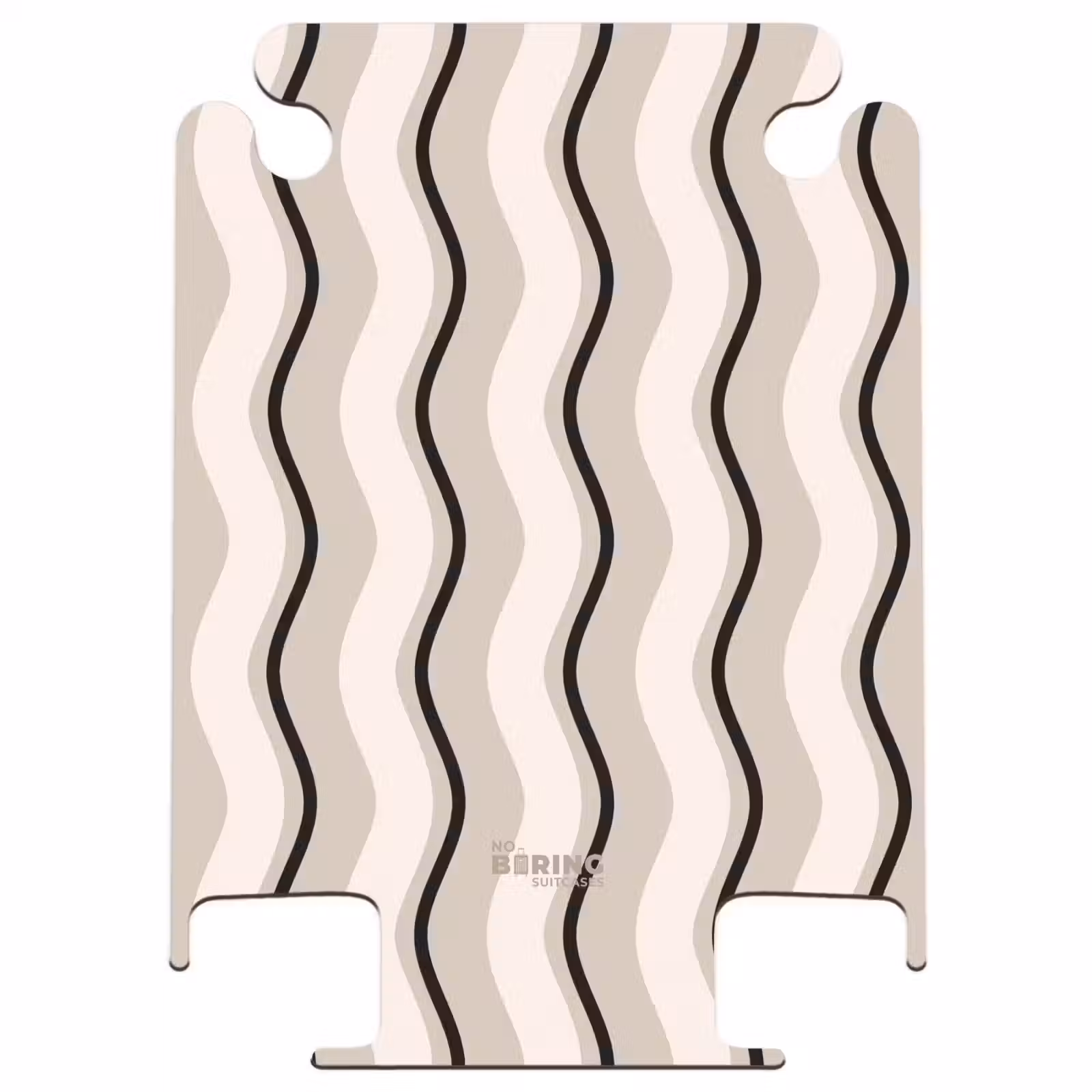 CaseSwap™ - Vertical waves in cream shades — 1