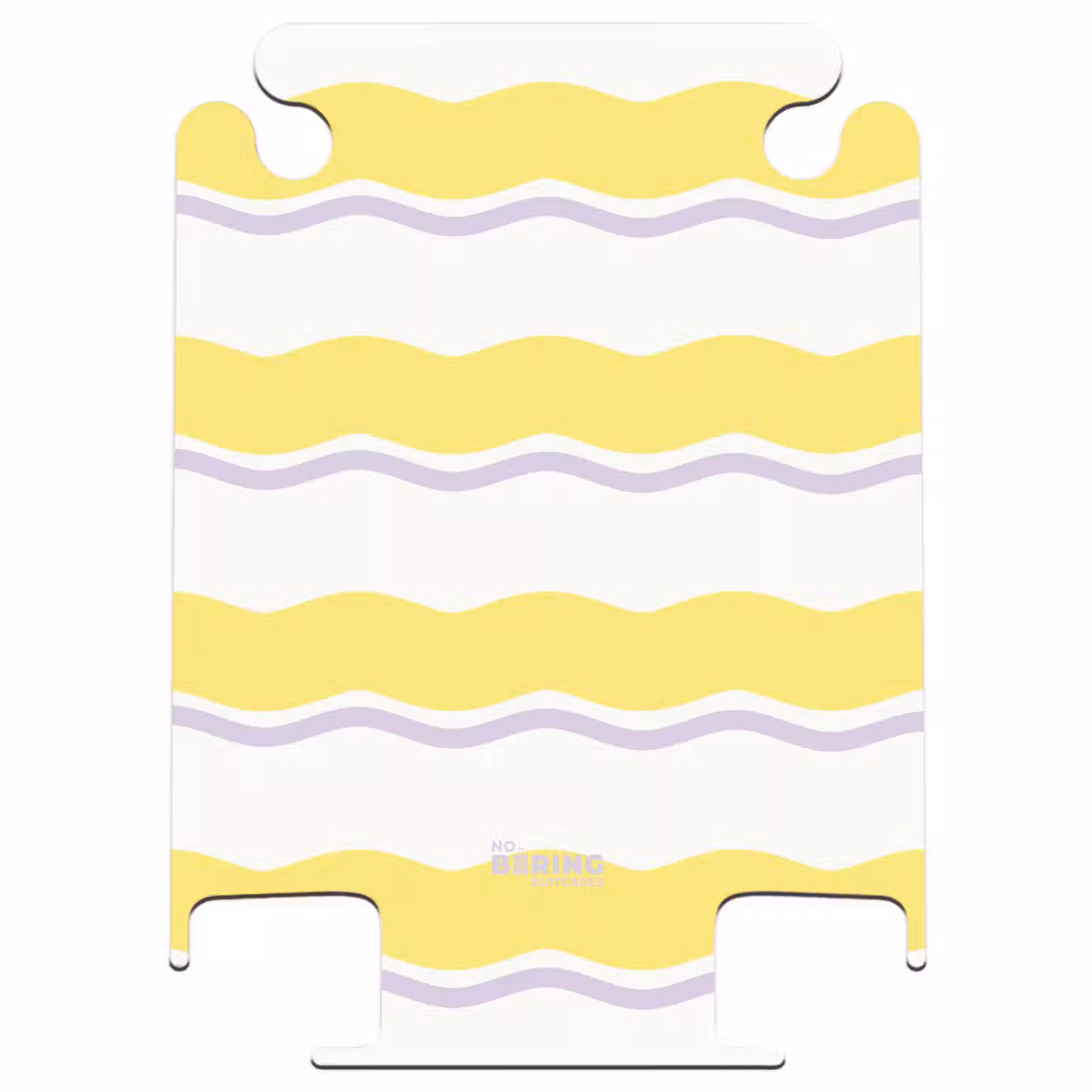 CaseSwap™ - Wavy stripes in purple and yellow — 1