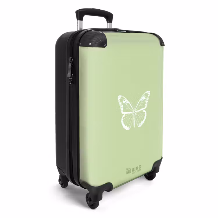 CaseSwap - Green background with white butterfly — 2