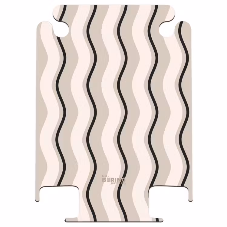 CaseSwap™ - Vertical waves in cream shades — 1