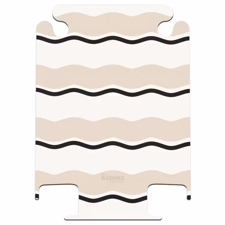 CaseSwap™ - Wavy stripes in cream shades — 1