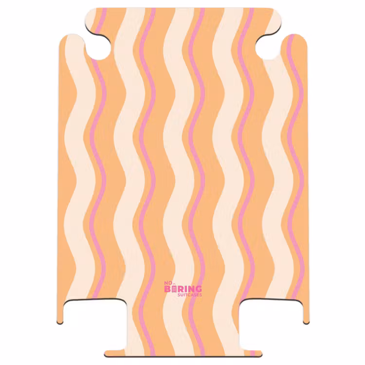 CaseSwap™ - Wavy stripes in orange and pink — 1