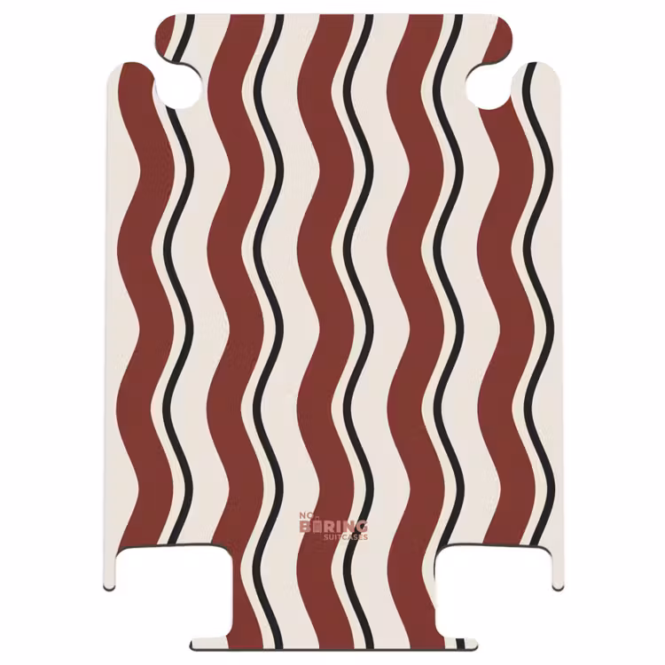 CaseSwap™ - Wavy stripes in red — 1