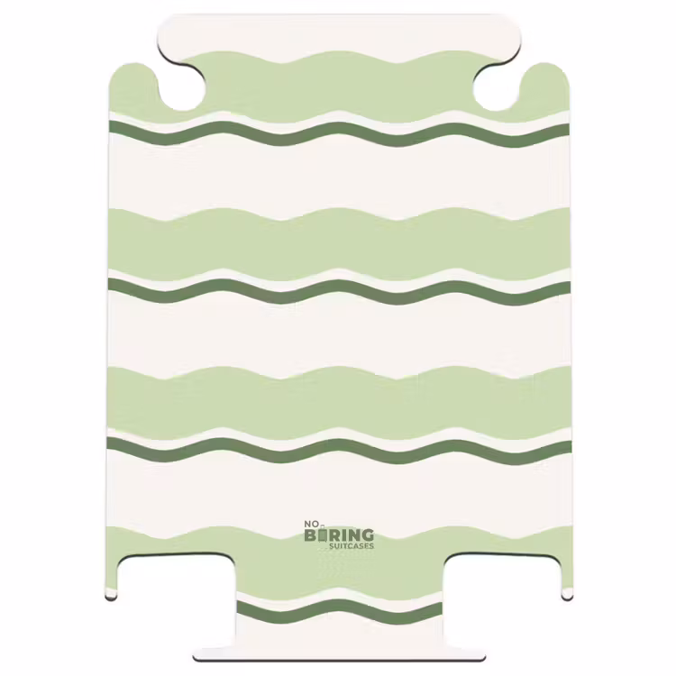 CaseSwap - Wavy stripes in shades of green — 1