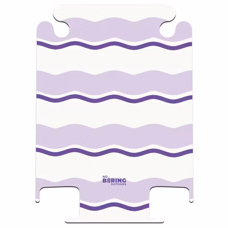 CaseSwap™ - Wavy stripes in shades of purple — 1