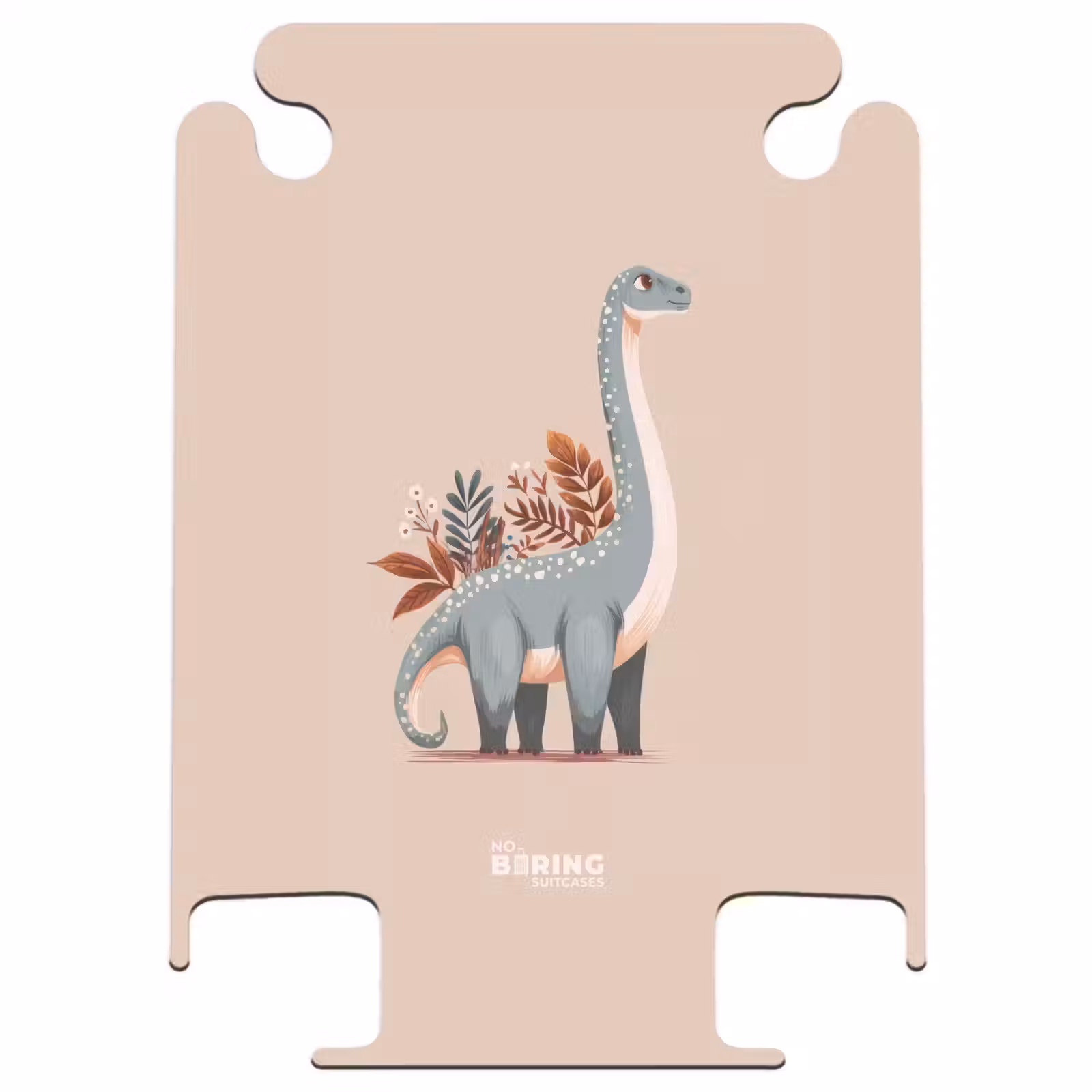 CaseSwap™ - Blue dinosaur on a beige background — 1