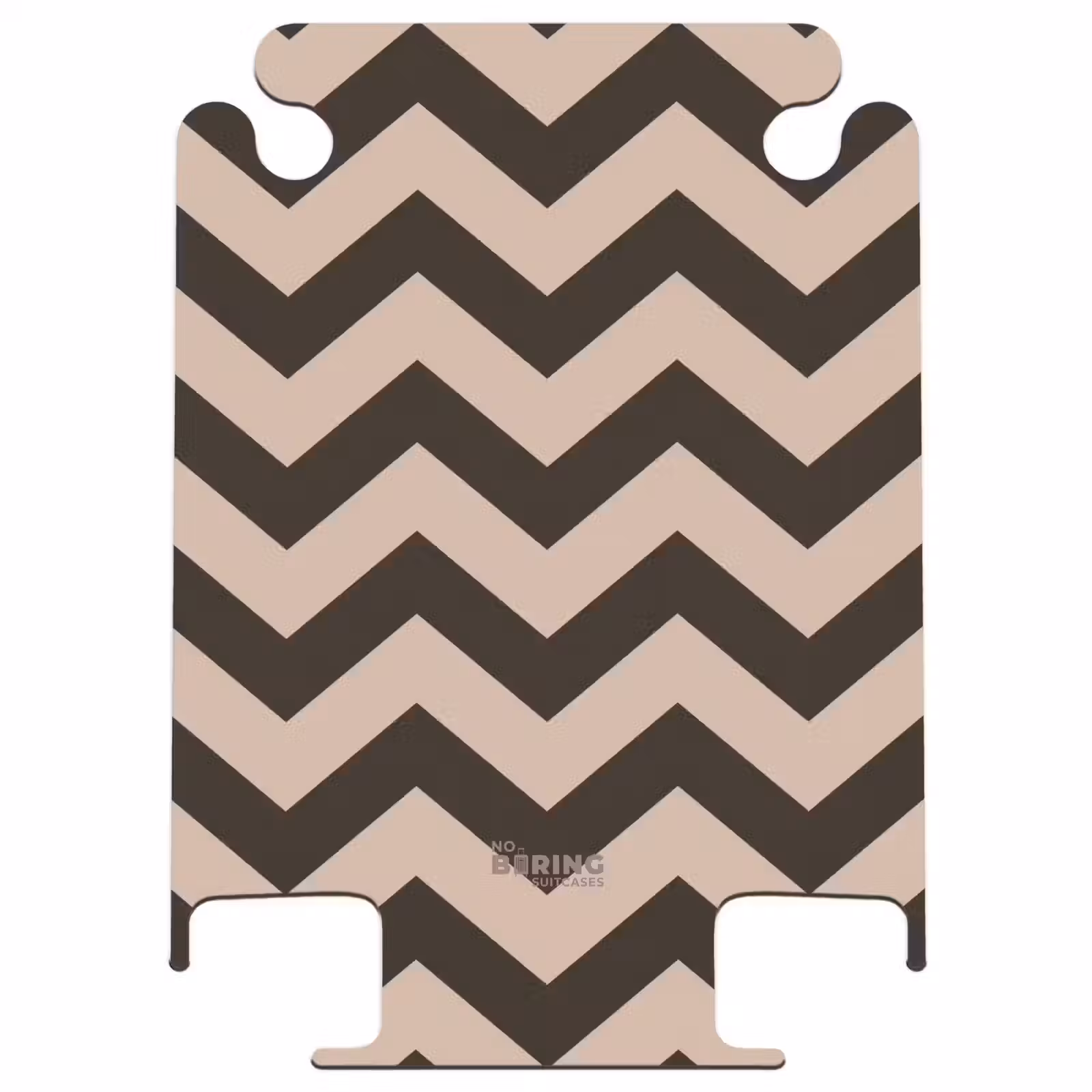 CaseSwap™ - Zigzag pattern in different shades of brown — 1