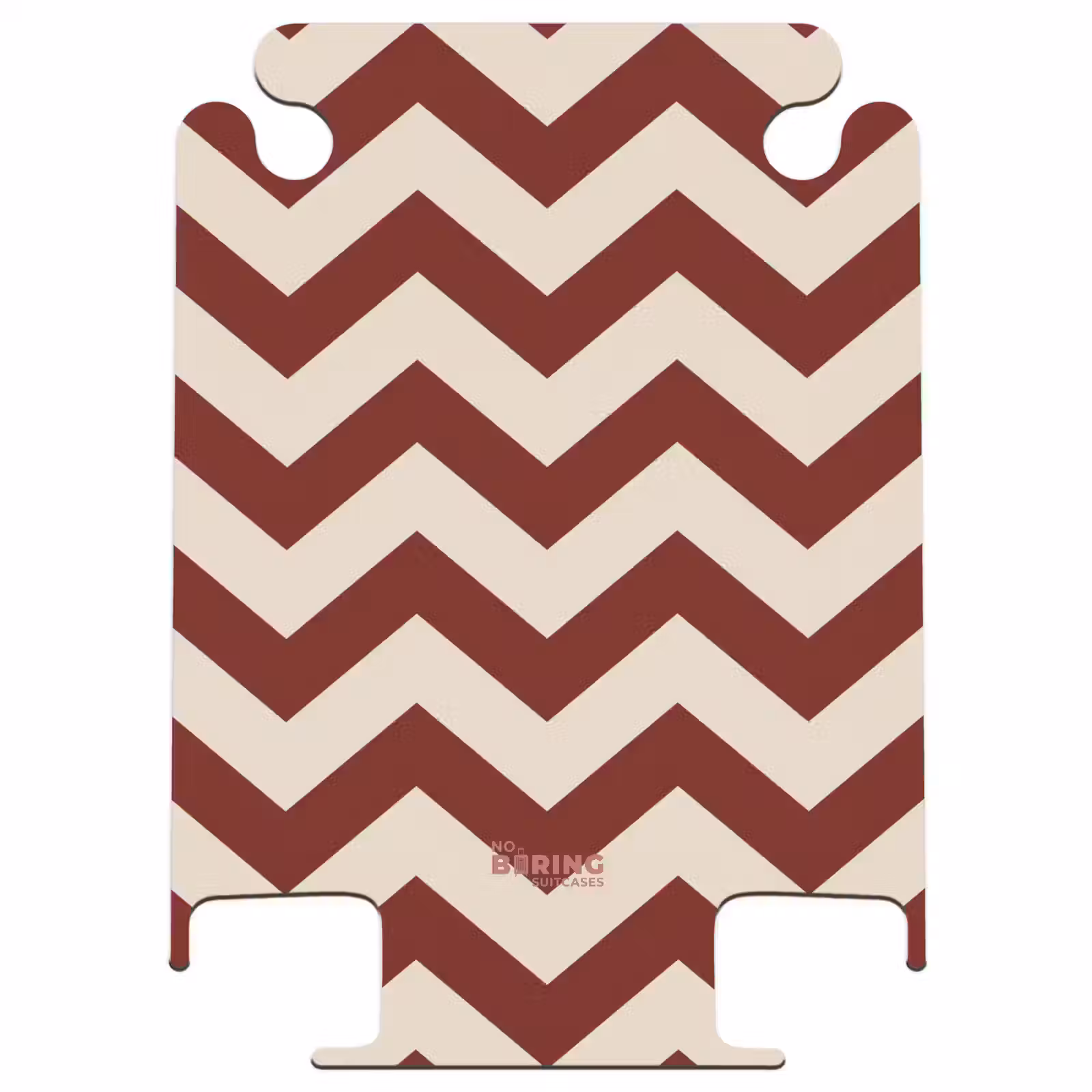 CaseSwap™ - Zigzag pattern in red and cream — 1