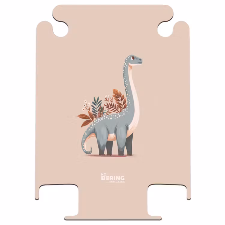 CaseSwap™ - Blue dinosaur on a beige background — 1
