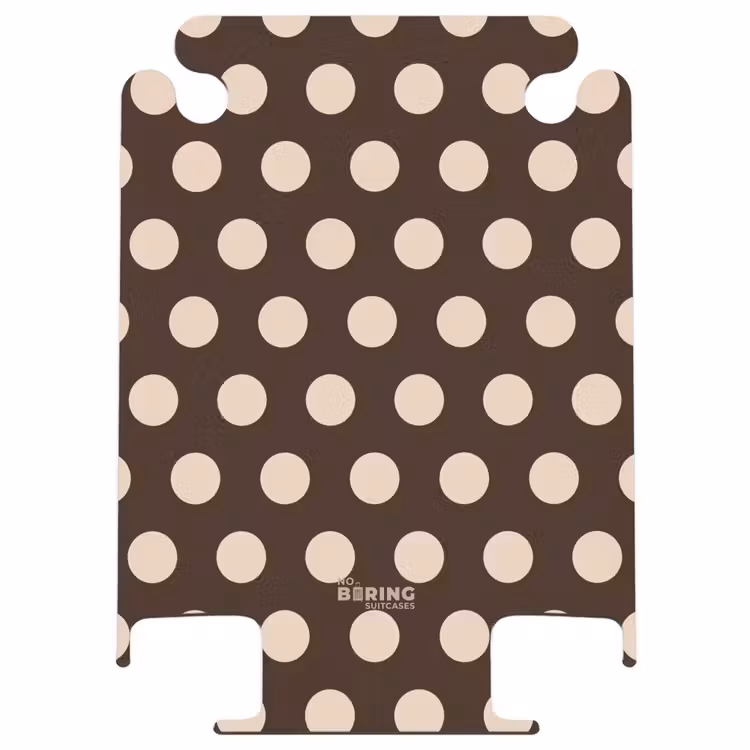 CaseSwap™ - Dots pattern in different shades of brown — 1