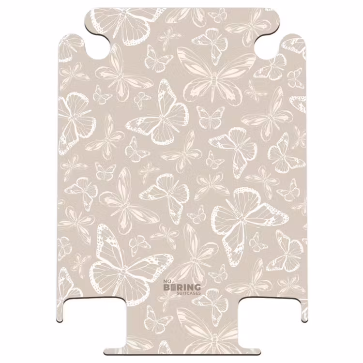 CaseSwap™ - Pattern of butterflies in beige — 1