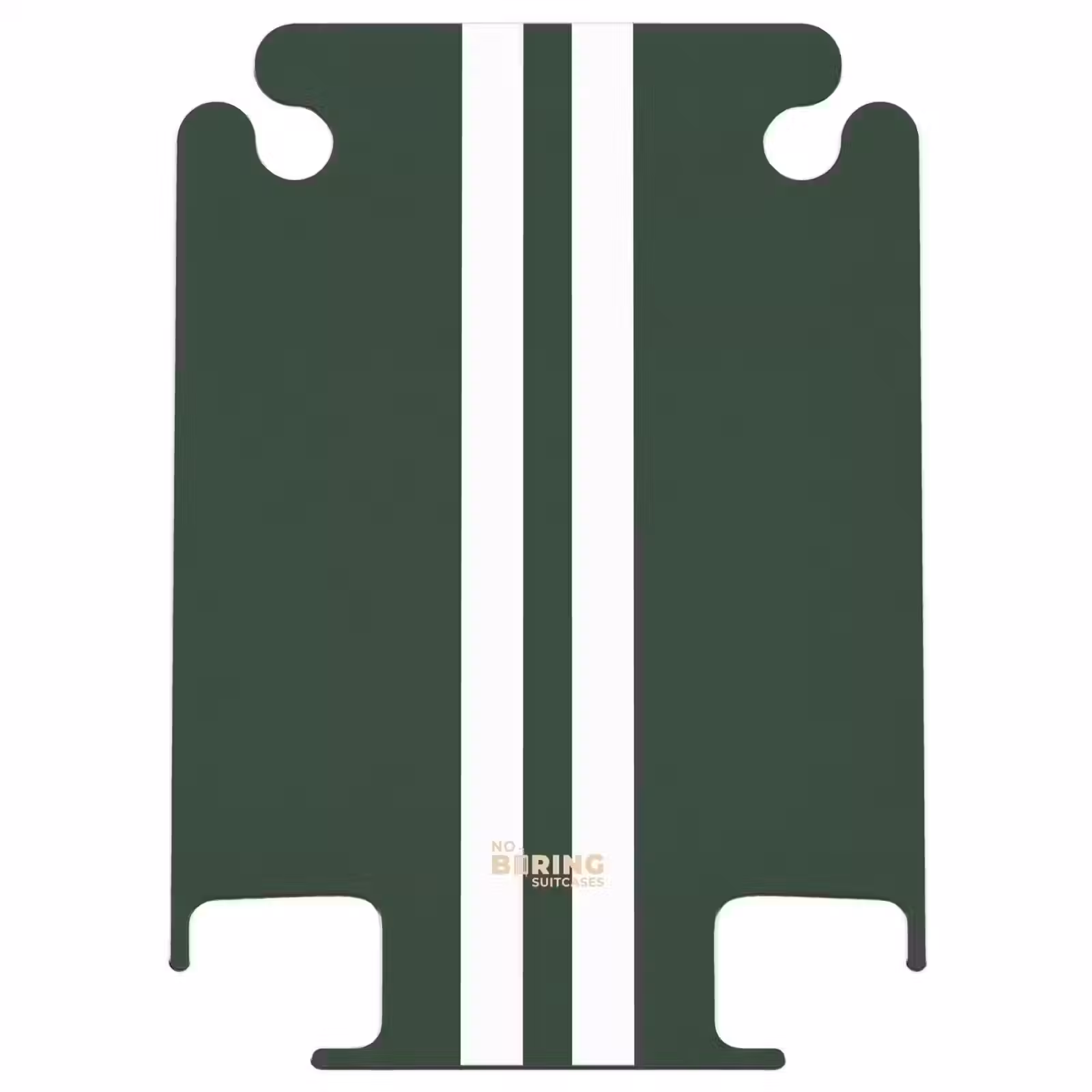 CaseSwap™ - Green background with double white vertical stripes — 1