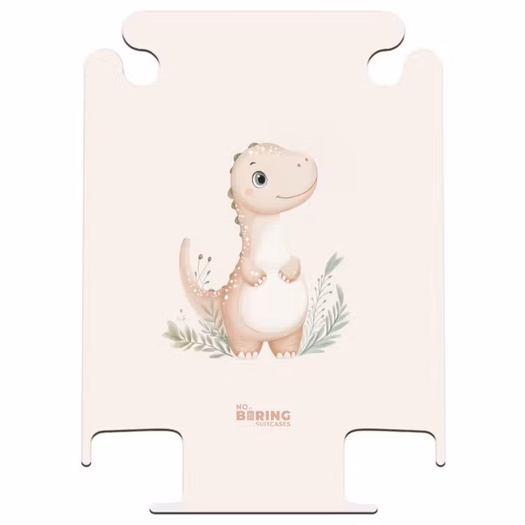 CaseSwap™ - Beige dinosaur with green leaves — 1
