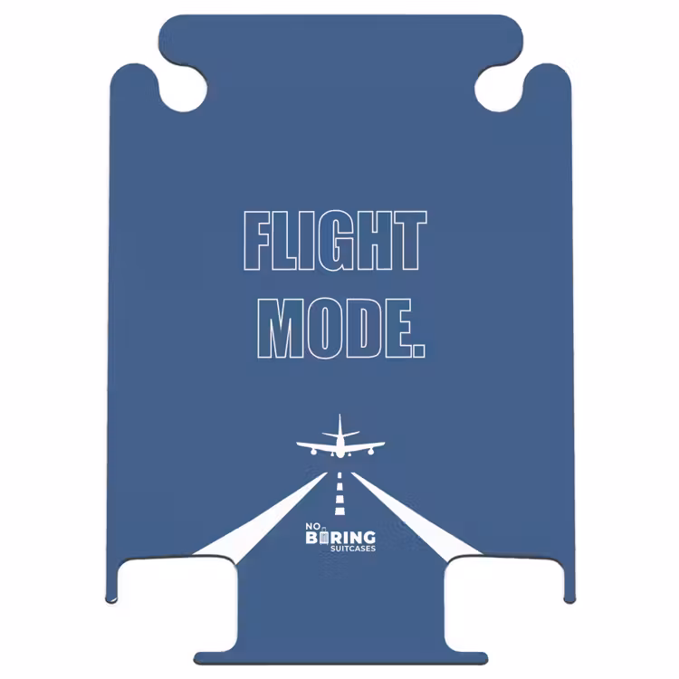 CaseSwap™ - Blue background with airplane and text Flight Mode — 1