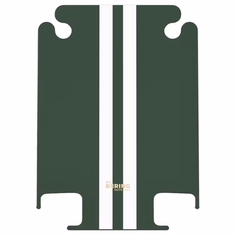 CaseSwap™ - Green background with double white vertical stripes — 1