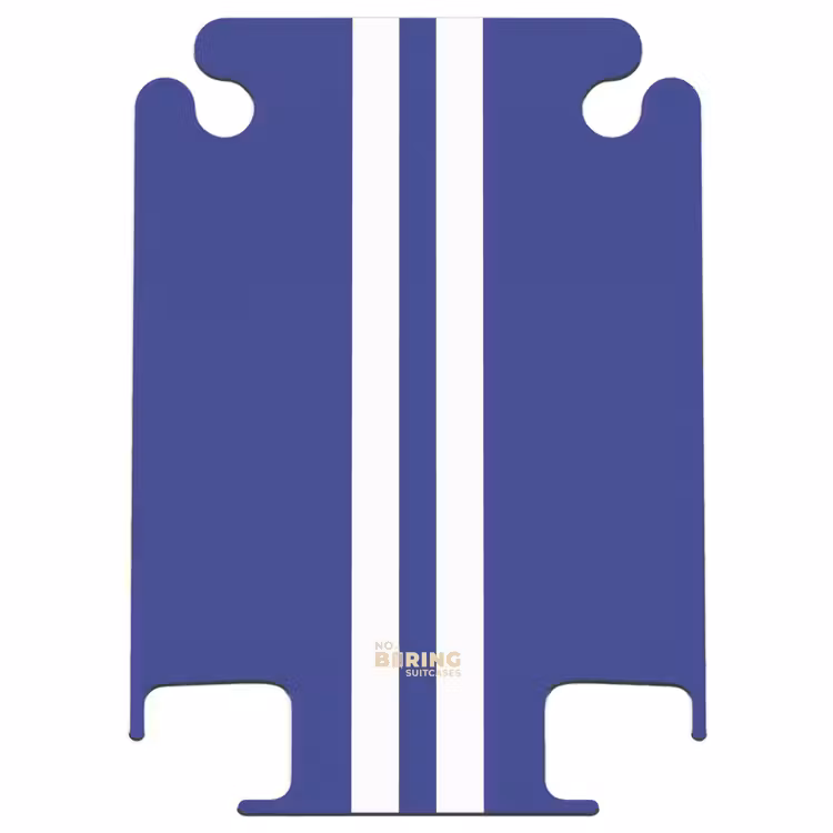 CaseSwap™ - Royal blue background with double white center stripe — 1