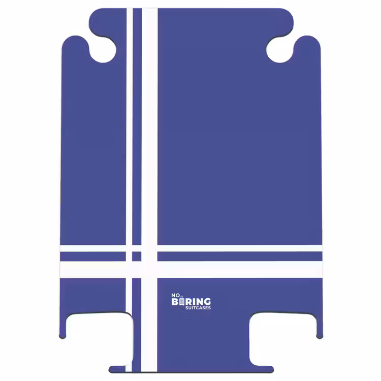 CaseSwap™ - Royal blue background with white grid at lower left — 1