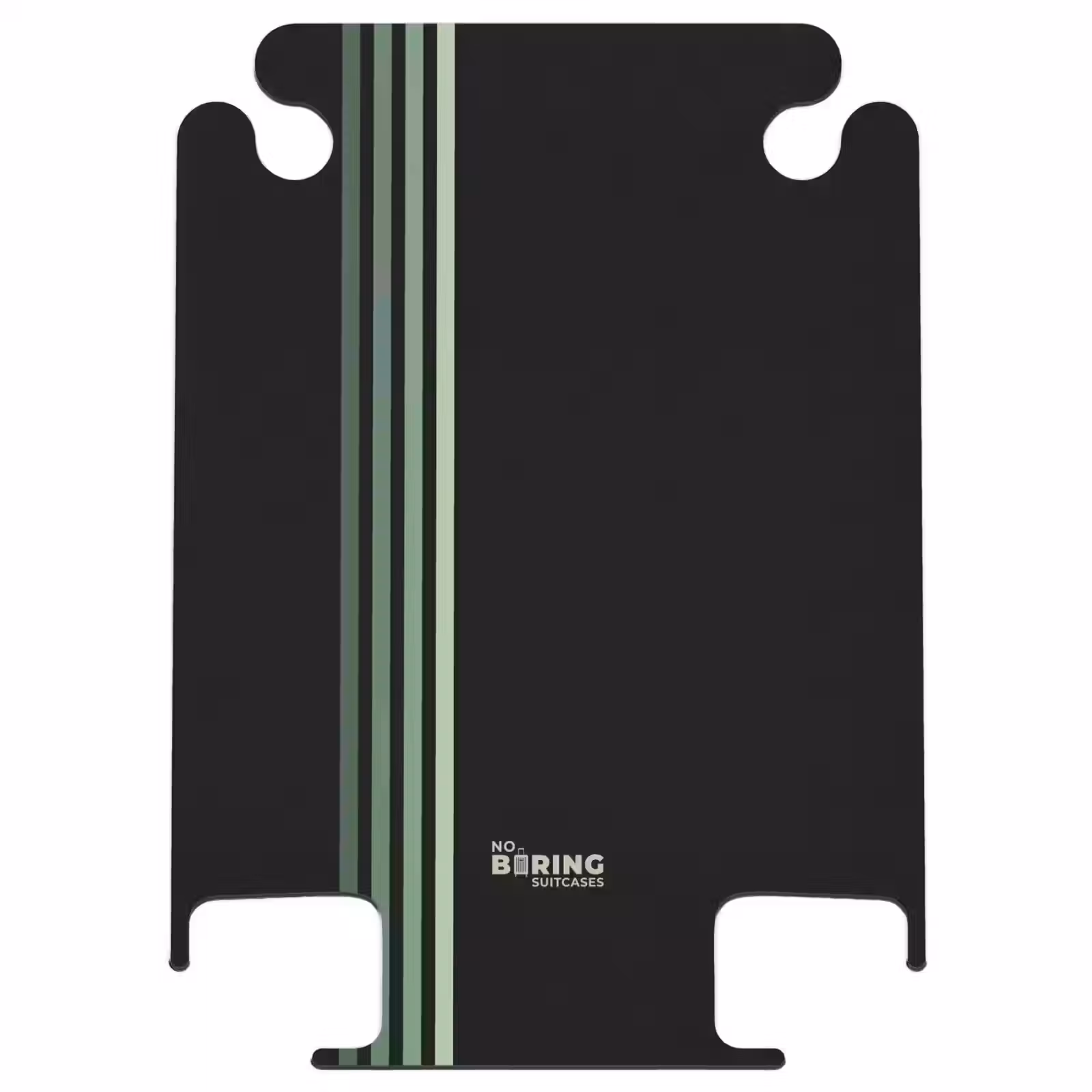 CaseSwap™ - Black background with four vertical green lines on the left — 1